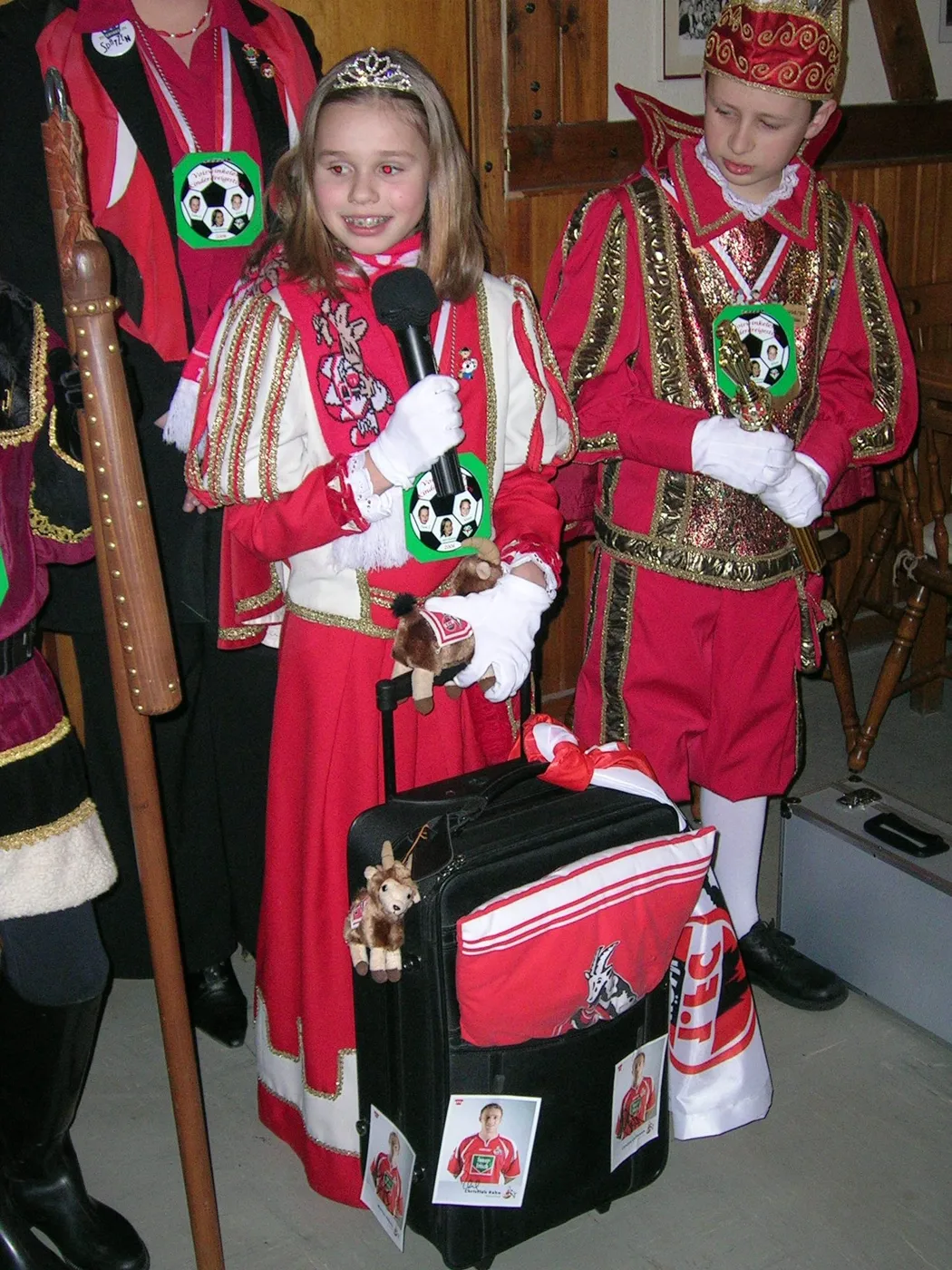 Das Kinderdreigestirn beim Einzug in die Hofburg 2006